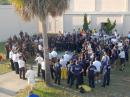 There was a briefing of all involved persons at each shift change.